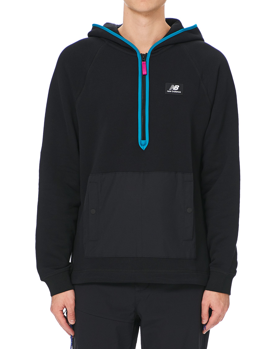 Herren | Pullover | New Balance | All Terrain Half Zip Hoodie Black
