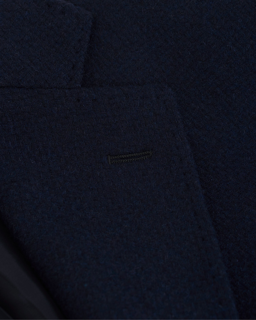 Herren | Jacken | Morris Heritage | Structured Wool Patch Pocket Coat Navy
