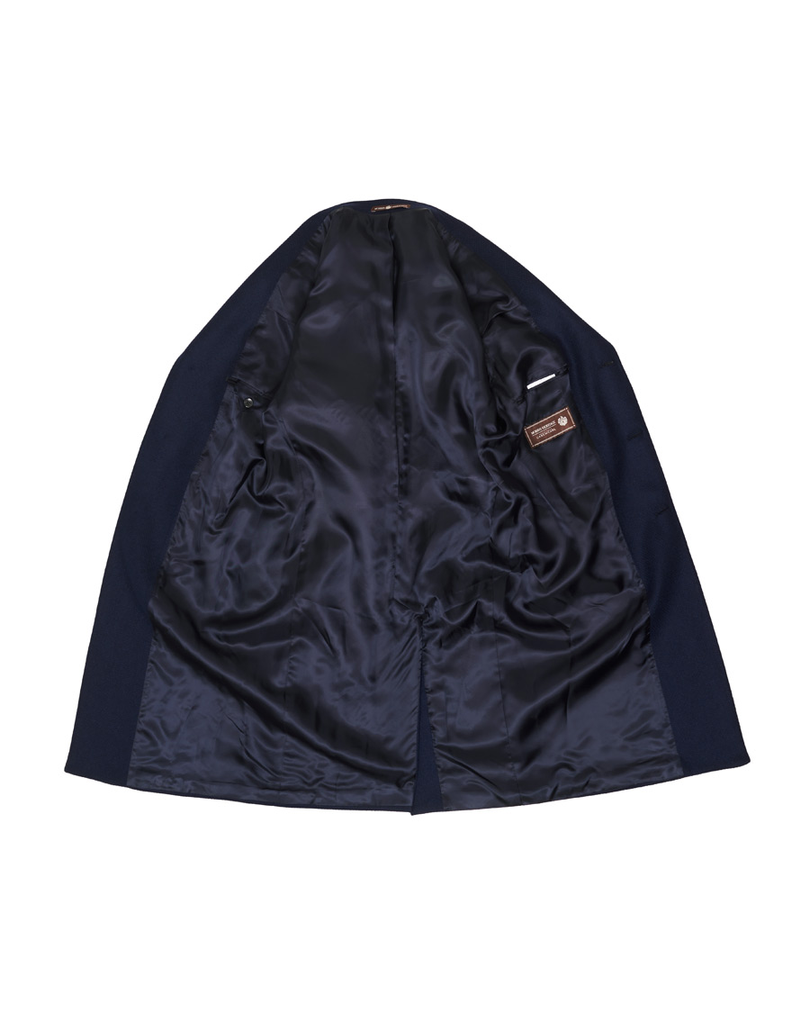 Herren | Jacken | Morris Heritage | Structured Wool Patch Pocket Coat Navy