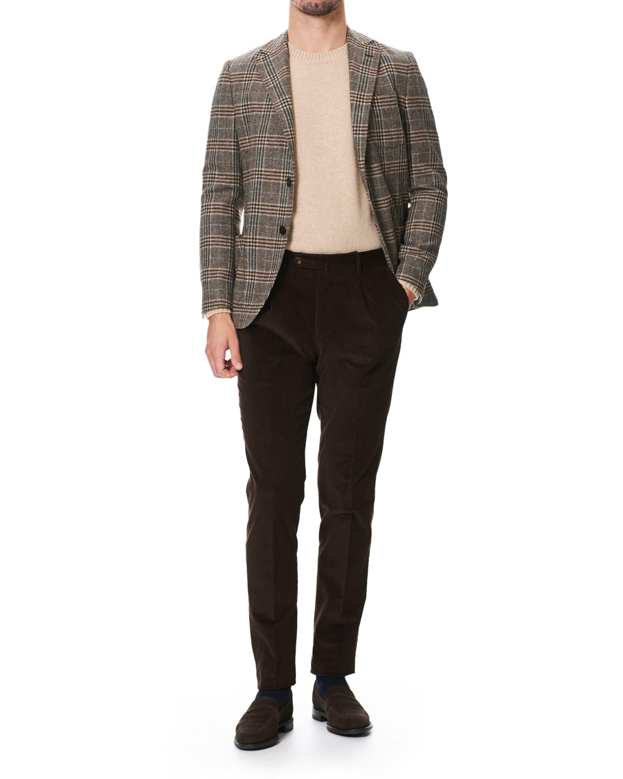 Herren | Sakkos | Morris Heritage | Mike Checked Blazer Brown/Beige
