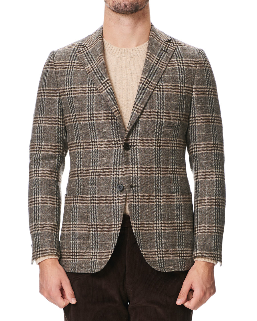 Herren | Sakkos | Morris Heritage | Mike Checked Blazer Brown/Beige