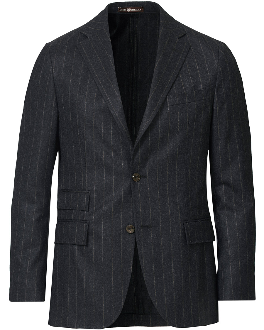 Herren | Sakkos | Morris Heritage | Frank Pinstripe Suit Jacket Grey