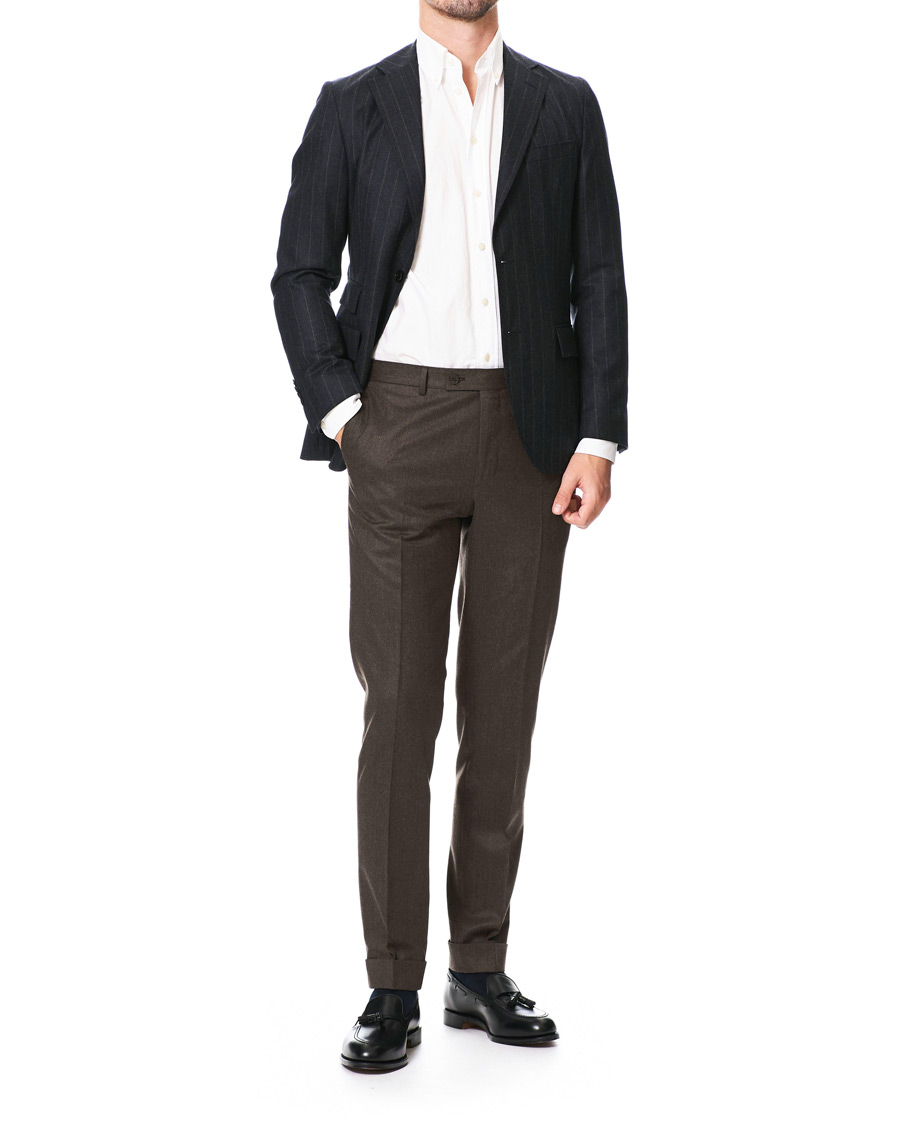 Herren | Sakkos | Morris Heritage | Frank Pinstripe Suit Jacket Grey
