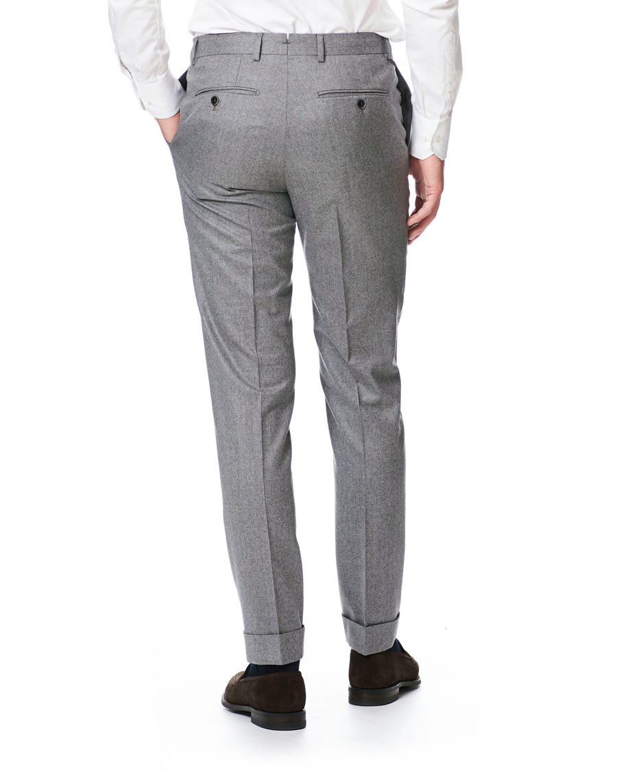 Herren | Hosen | Morris Heritage | Jack Flannel Trousers Light Grey