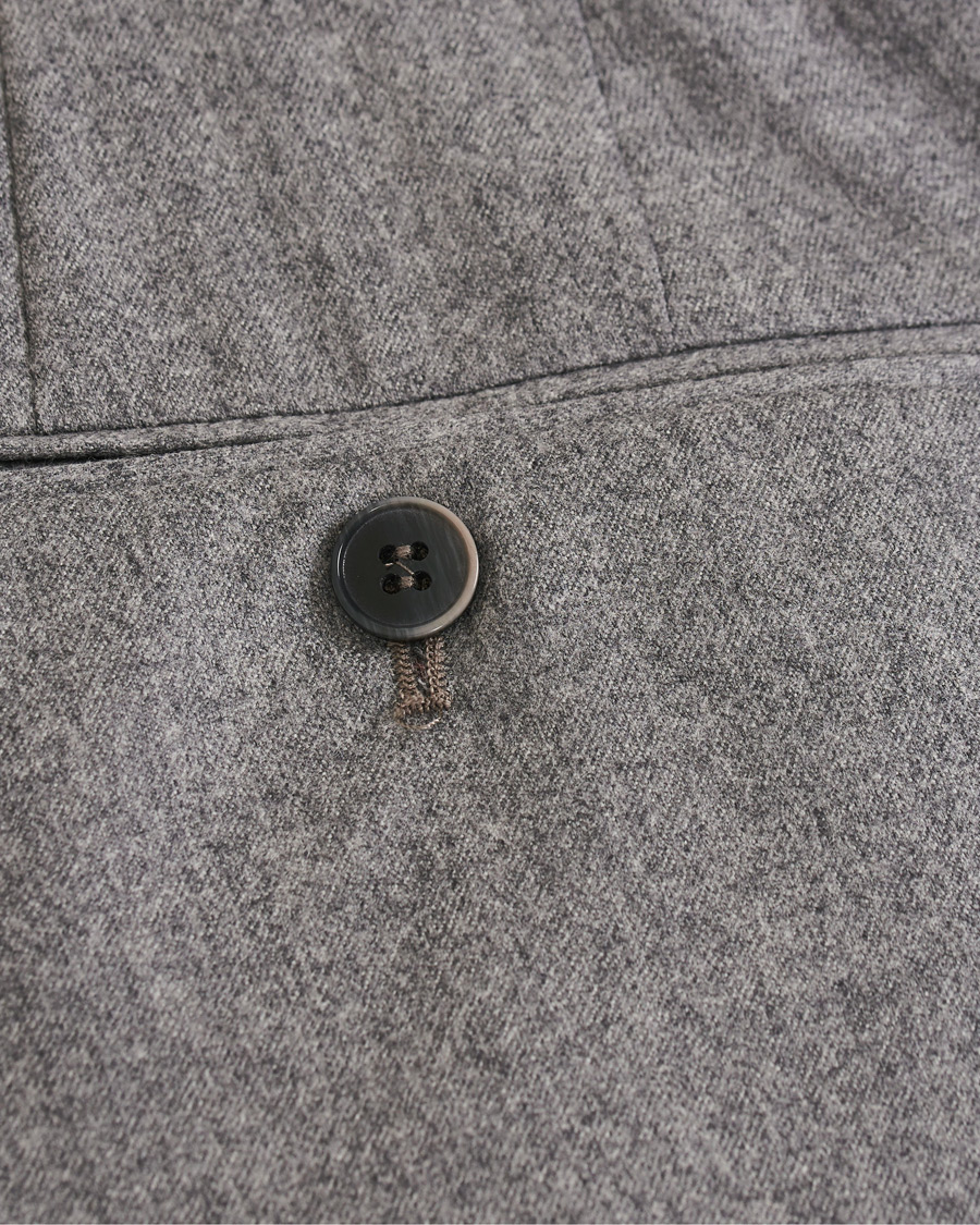 Herren | Hosen | Morris Heritage | Jack Flannel Trousers Light Grey