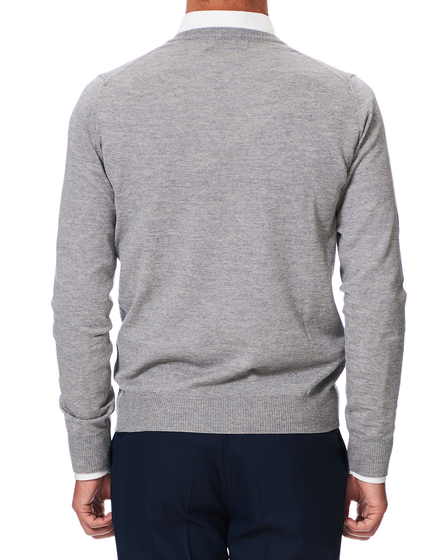 Herren | Pullover | Morris Heritage | Heritage V-Neck Grey