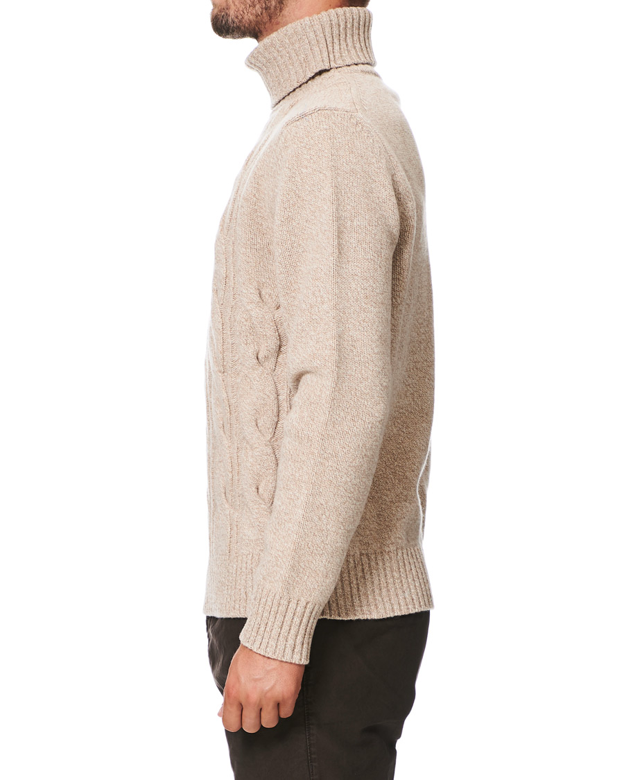 Herren | Pullover | Morris Heritage | Heritage Heavy Rollneck Beige