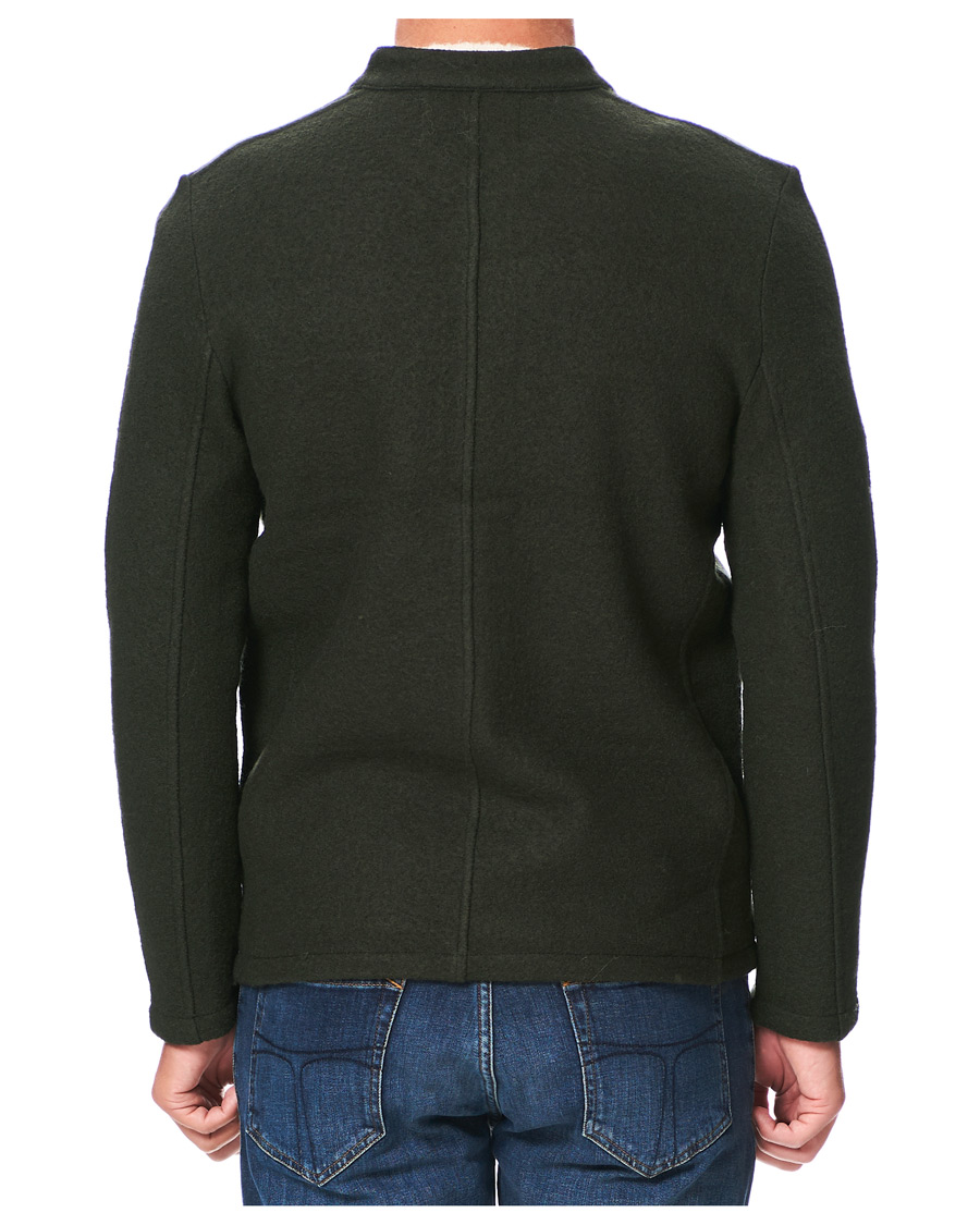 Herren | Sakkos | NN07 | Oswald Wool Blazer Army Green