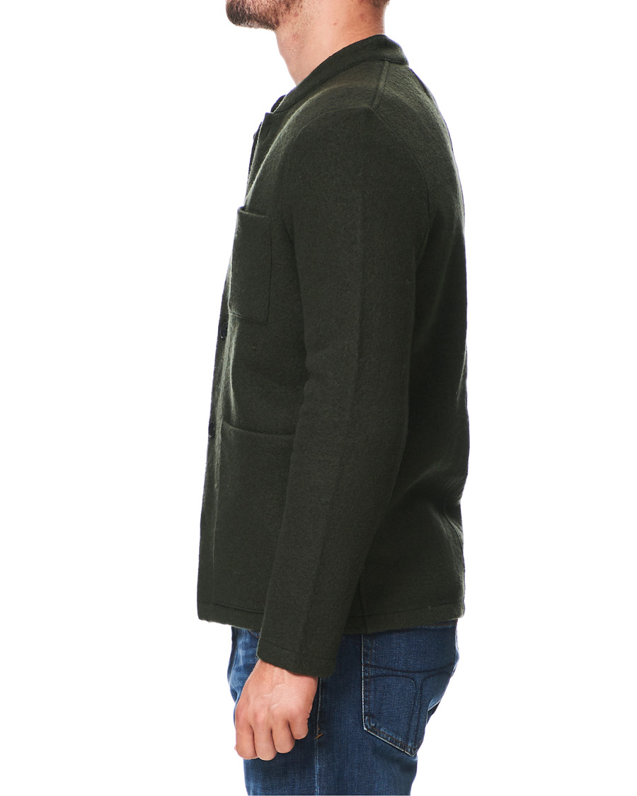 Herren | Sakkos | NN07 | Oswald Wool Blazer Army Green