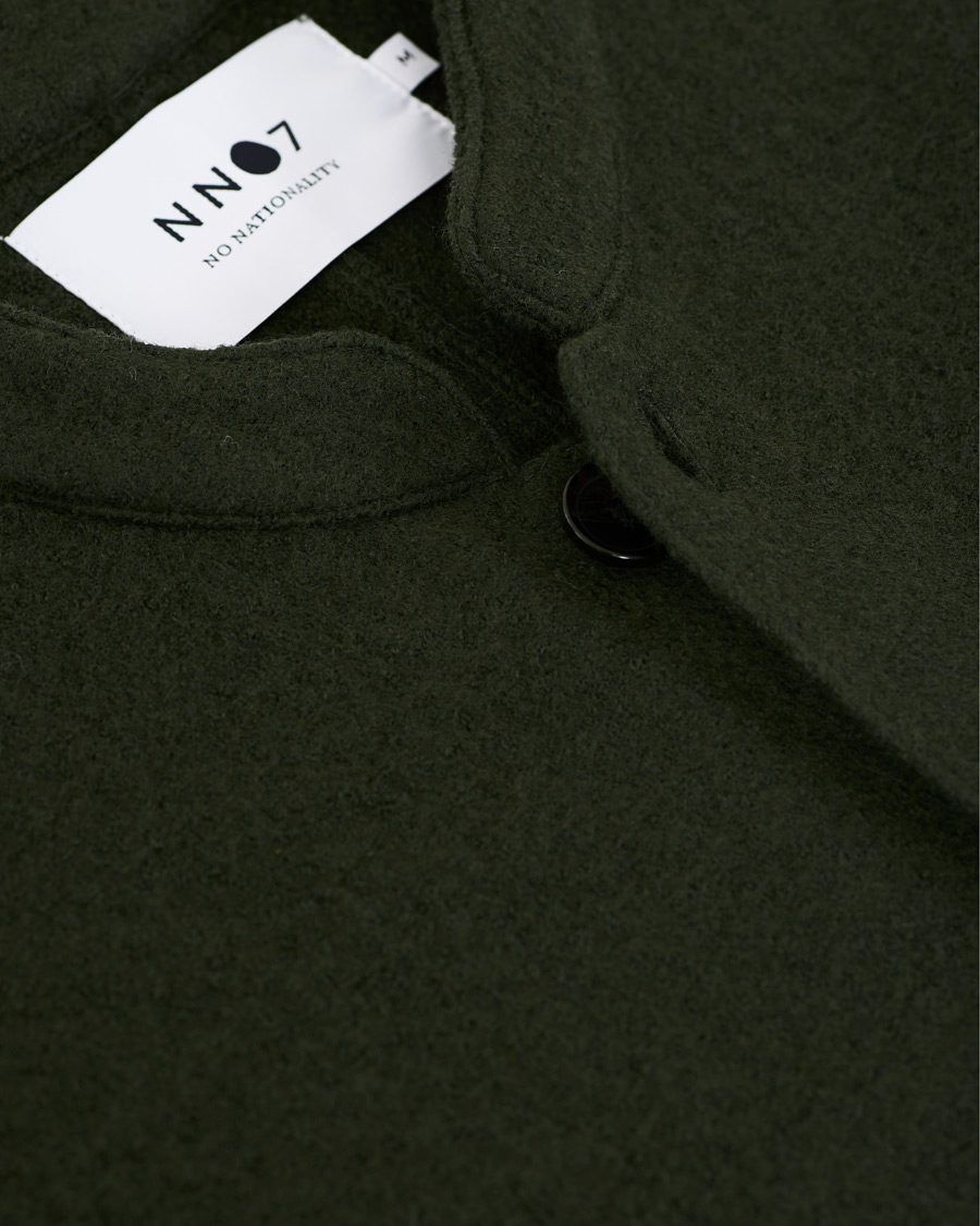 Herren | Sakkos | NN07 | Oswald Wool Blazer Army Green