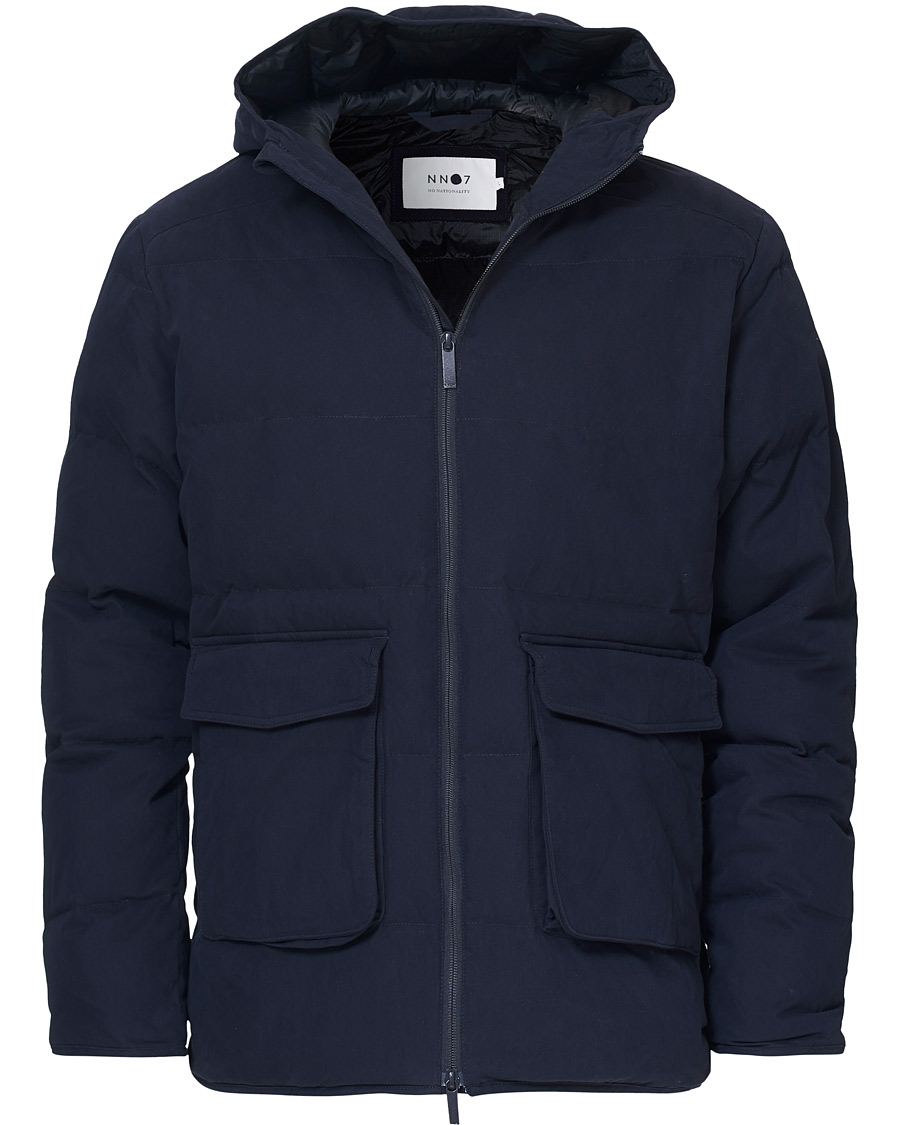 Herren | Jacken | NN07 | Mason Prima Loft Hooded Jacket Navy