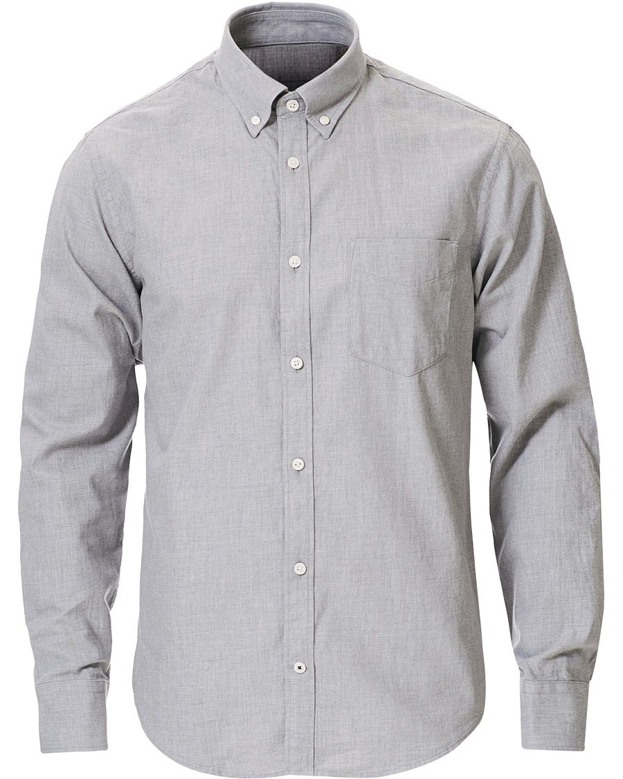 Herren | Hemden | NN07 | Levon Light Flannel Shirt Grey