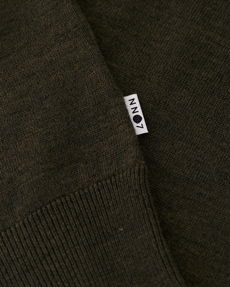 Herren | Pullover | NN07 | Ted Merino Crew Neck Pullover Army Green