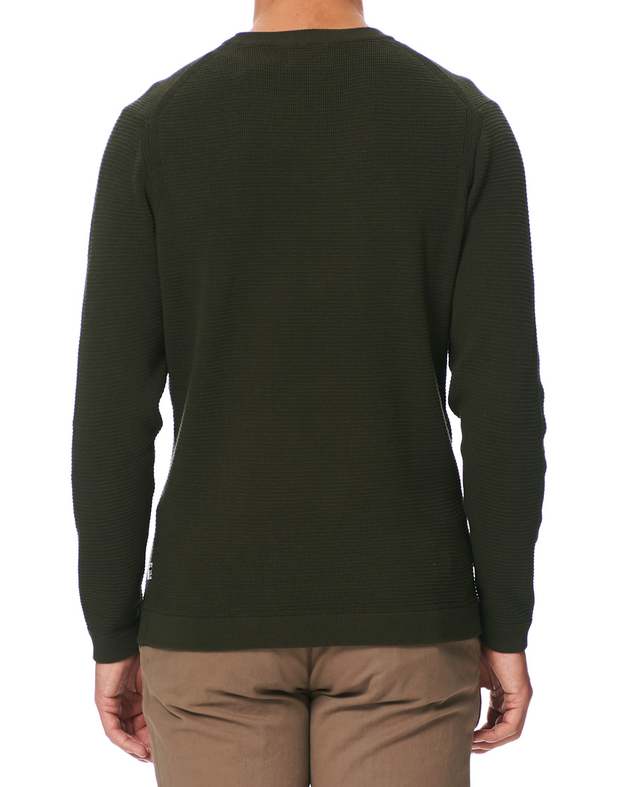 Herren | Pullover | NN07 | Julian Structure Pullover Army Green