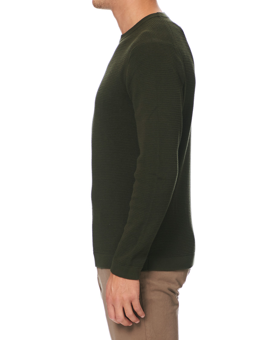 Herren | Pullover | NN07 | Julian Structure Pullover Army Green