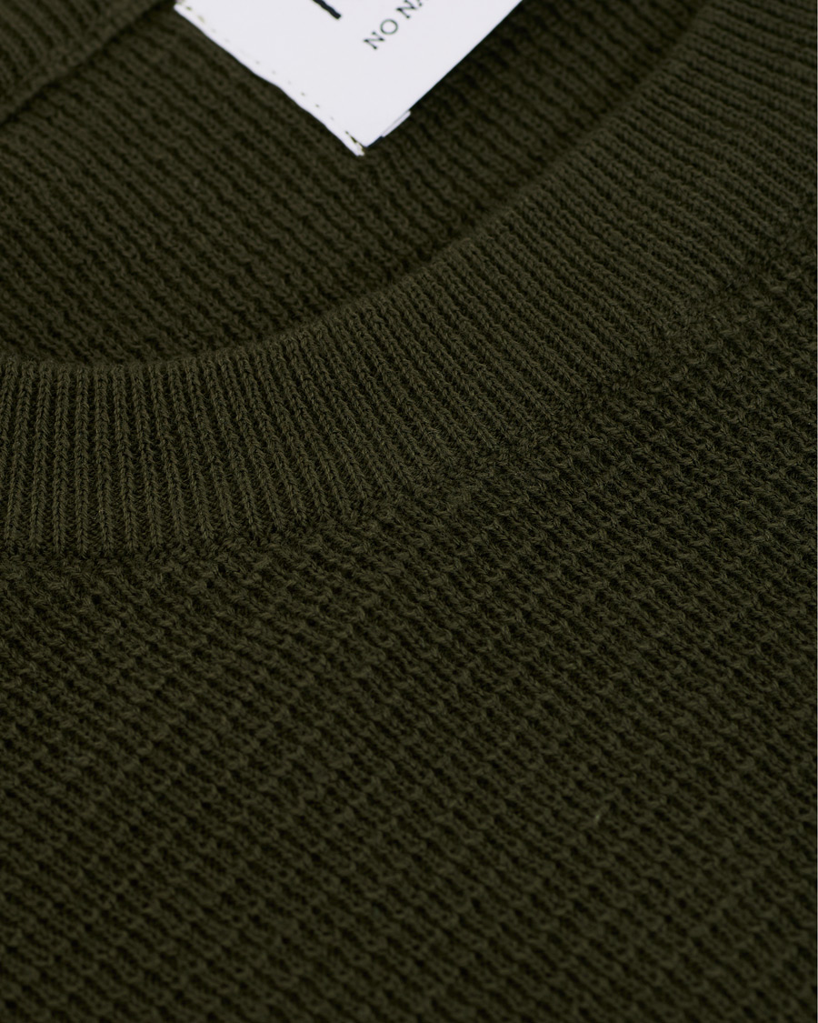 Herren | Pullover | NN07 | Julian Structure Pullover Army Green