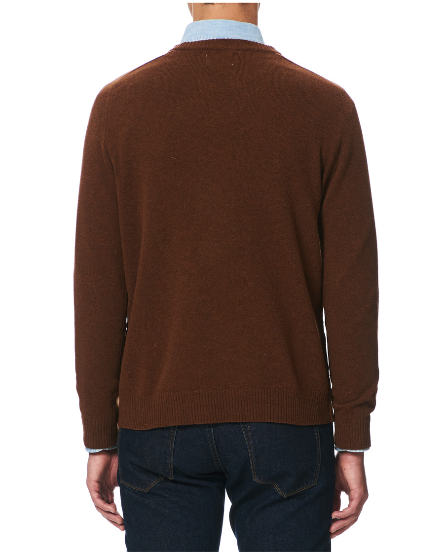 Herren | Pullover | NN07 | Edward Wool Crew Neck Pullover Canela Brown