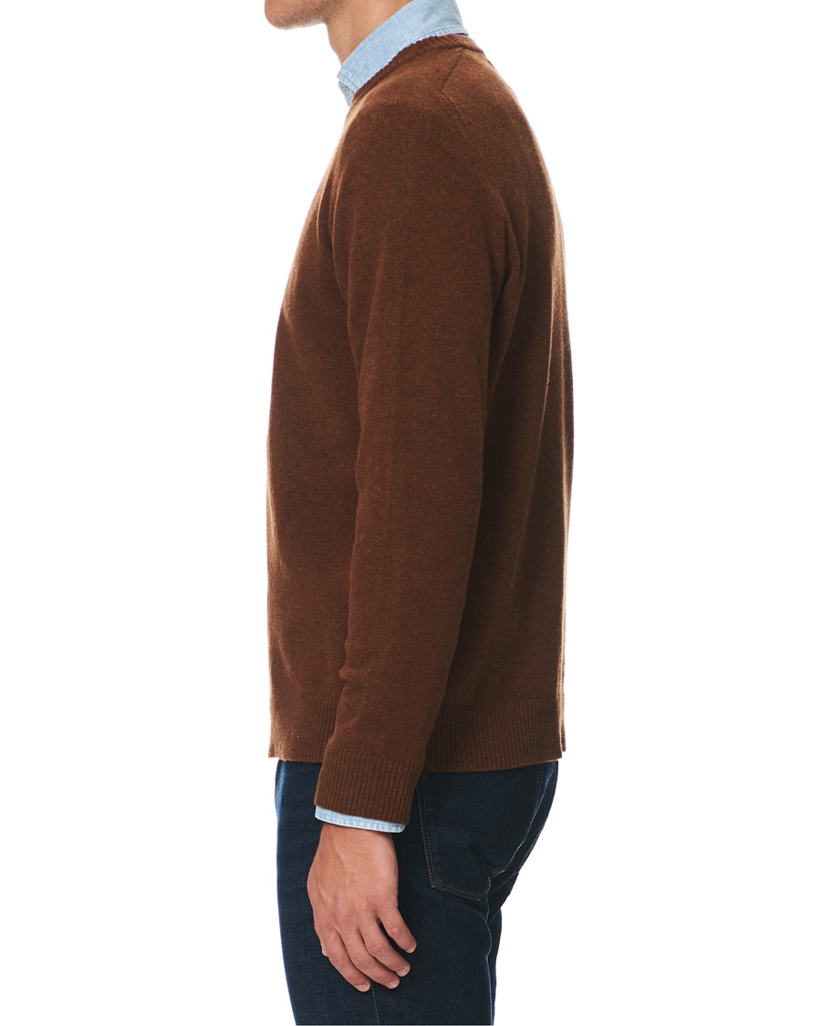 Herren | Pullover | NN07 | Edward Wool Crew Neck Pullover Canela Brown