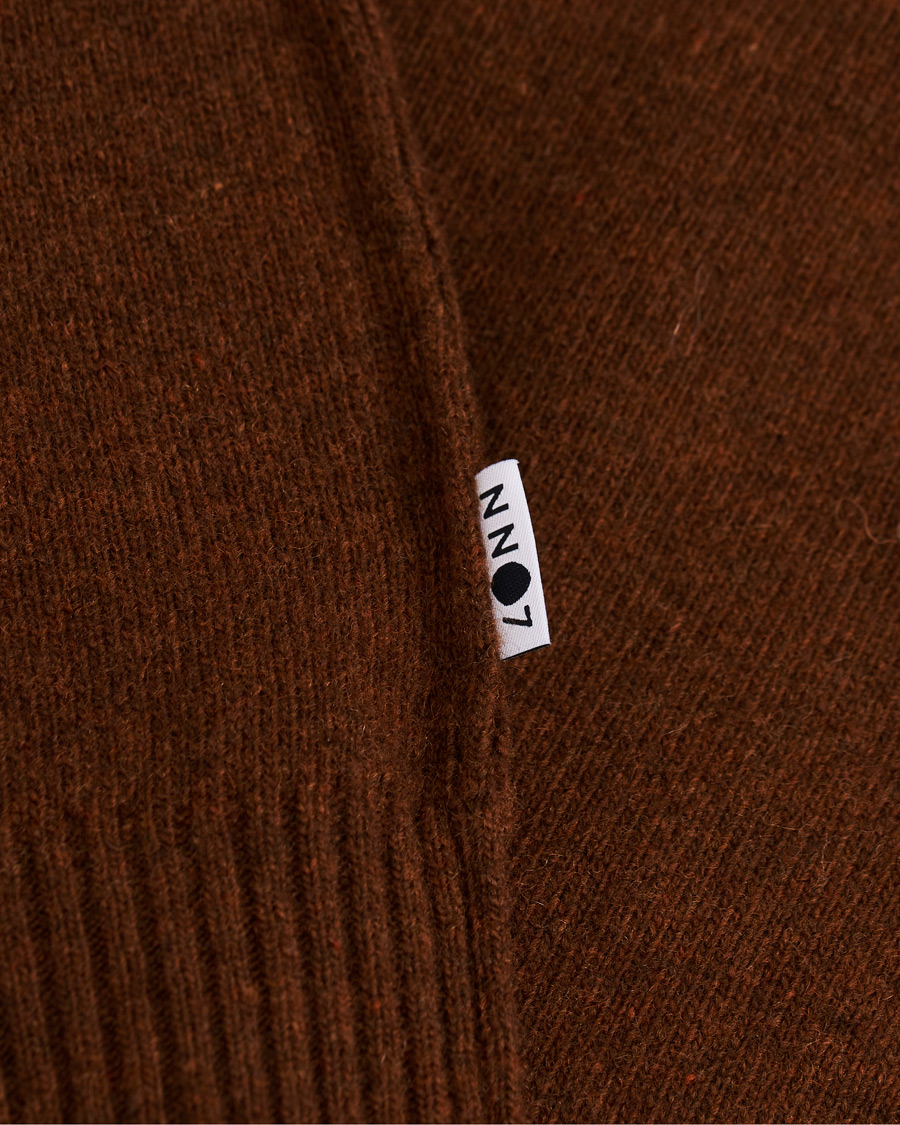 Herren | Pullover | NN07 | Edward Wool Crew Neck Pullover Canela Brown