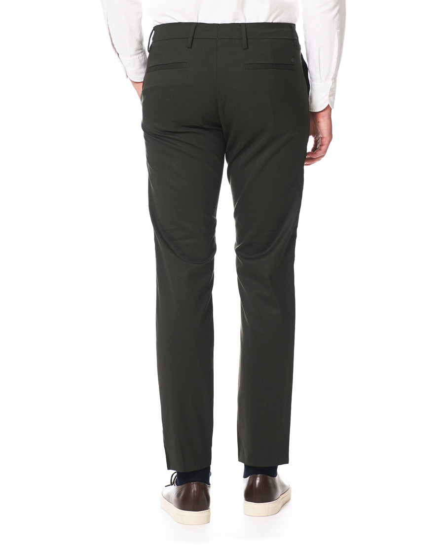 Herren | Hosen | NN07 | Theo Regular Fit Wool Trousers Army Green