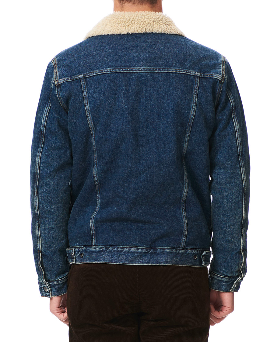 Herren | Jacken | Nudie Jeans | Bonny Denim Pile Jacket Blue Shine