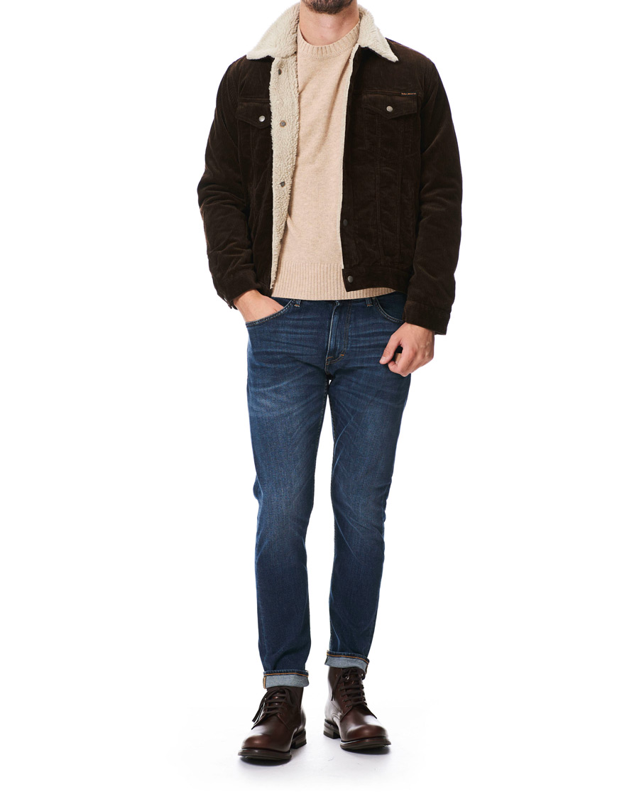 Herren | Jacken | Nudie Jeans | Bonny Corduroy Pile Jacket Brown