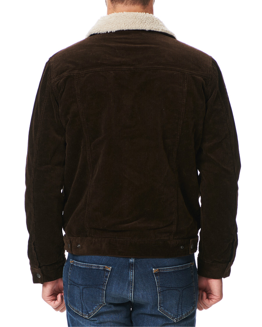 Herren | Jacken | Nudie Jeans | Bonny Corduroy Pile Jacket Brown