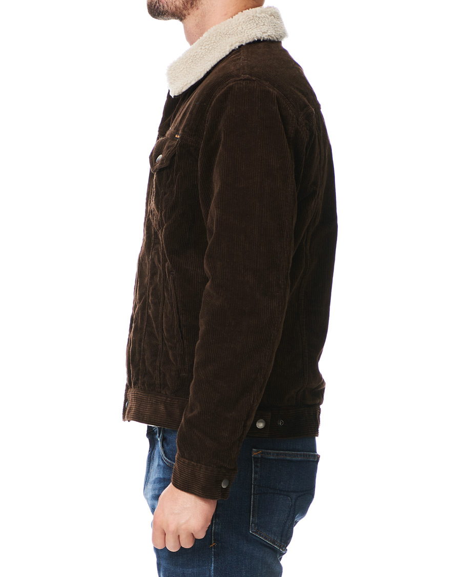 Herren | Jacken | Nudie Jeans | Bonny Corduroy Pile Jacket Brown