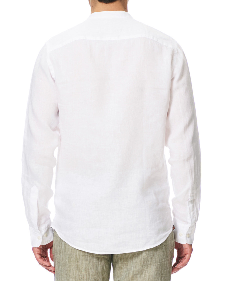 Herren | Hemden | Morris | Nicolas Band Collar Shirt White