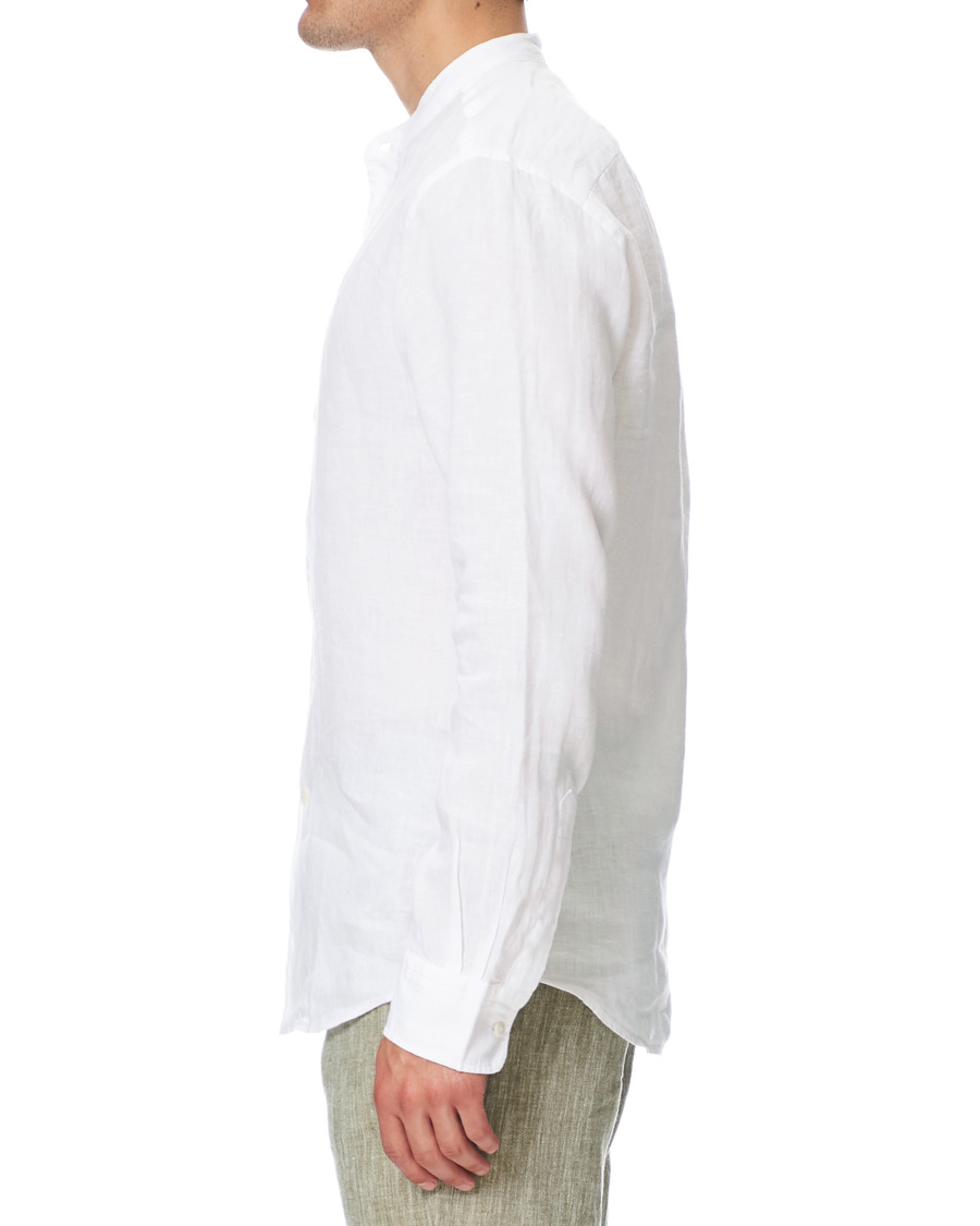 Herren | Hemden | Morris | Nicolas Band Collar Shirt White