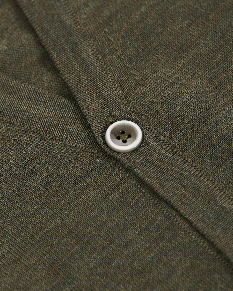 Herren | Pullover | Stenströms | Merino Slipover Green