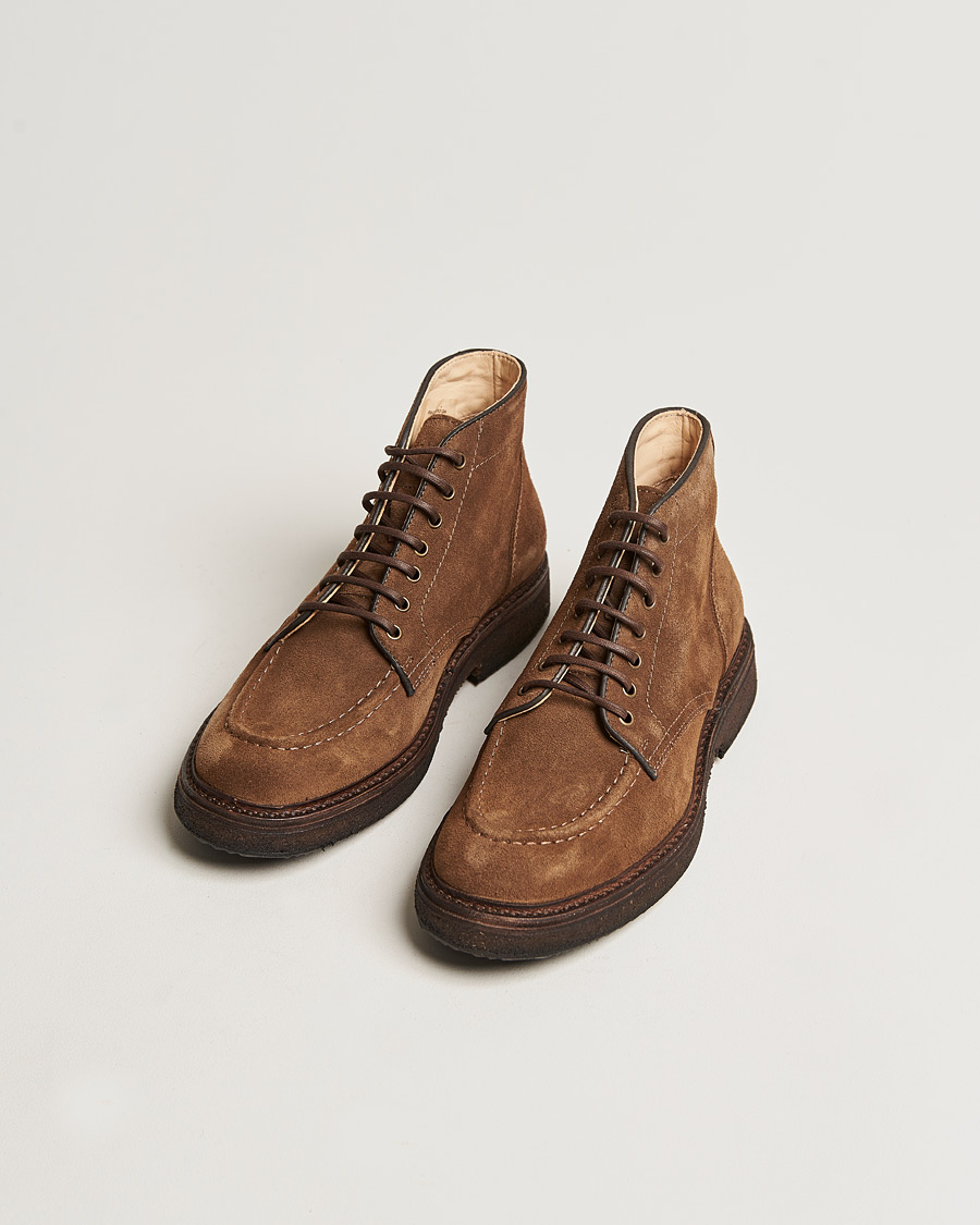 Herren | | Astorflex | Nuvoflex Lace Up Boot Dark Khaki Suede