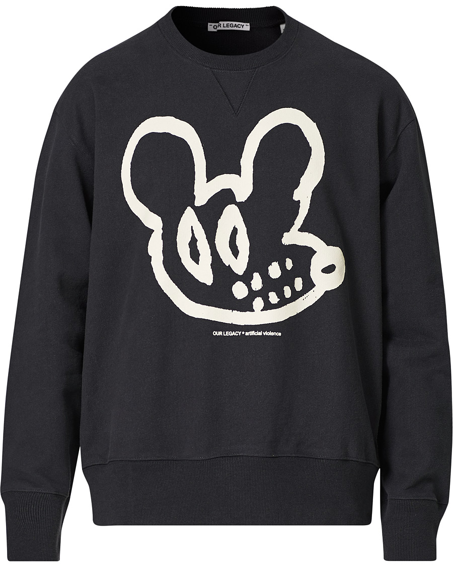 Herren | Pullover | Our Legacy | Base Graphic Sweatshirt Black