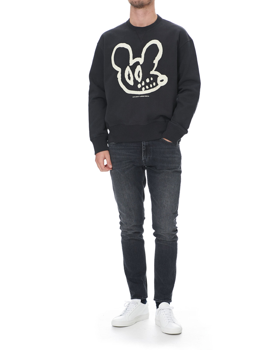 Herren | Pullover | Our Legacy | Base Graphic Sweatshirt Black