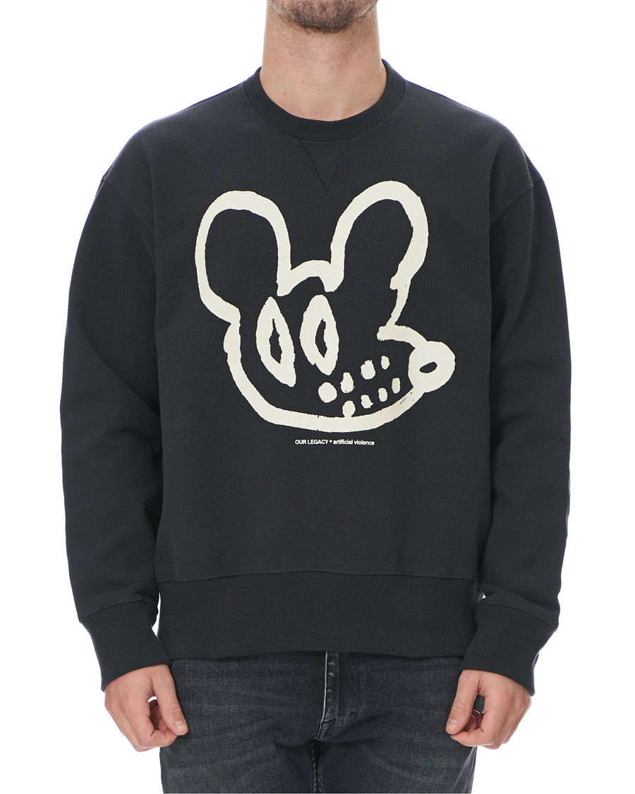 Herren | Pullover | Our Legacy | Base Graphic Sweatshirt Black
