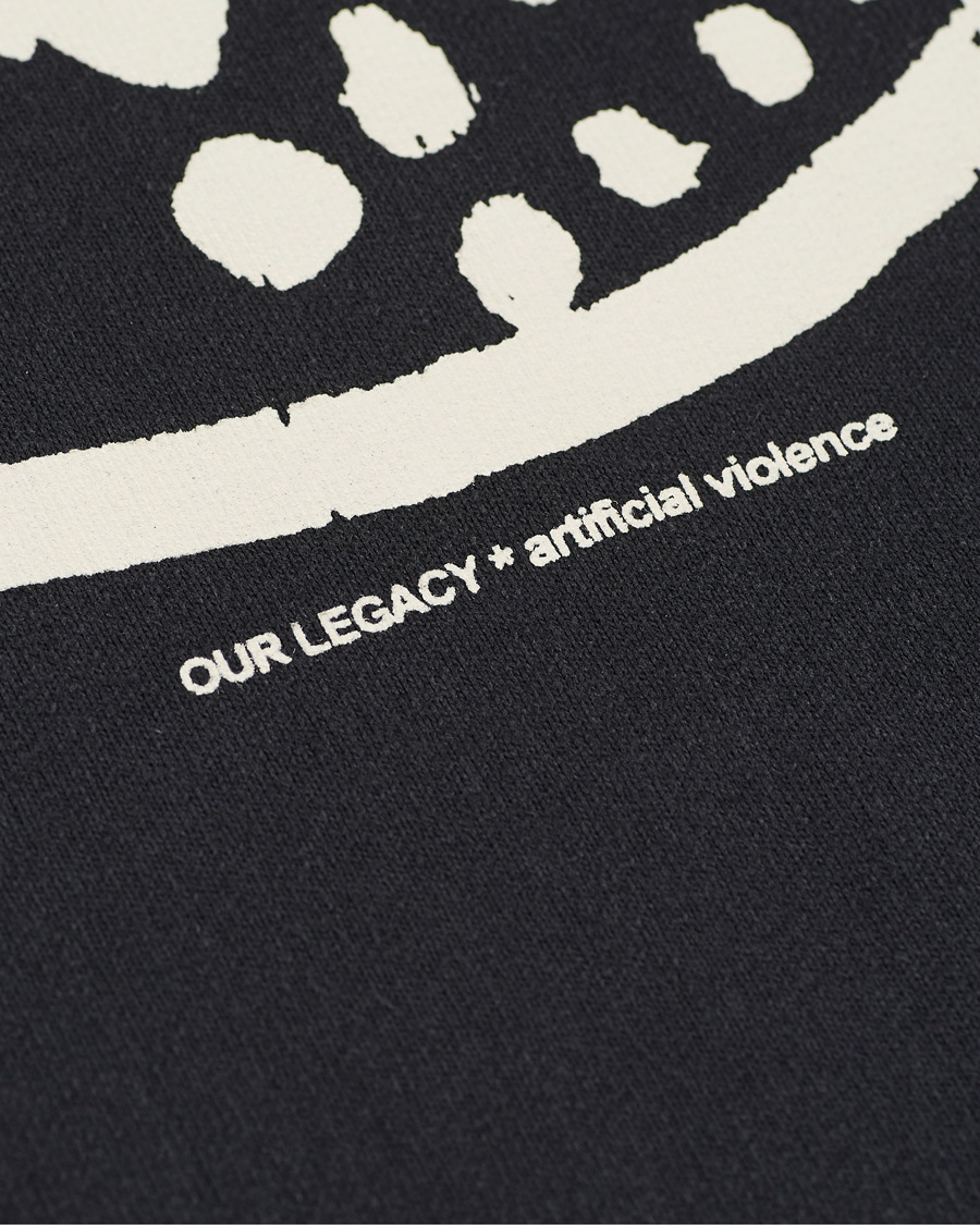 Herren | Pullover | Our Legacy | Base Graphic Sweatshirt Black