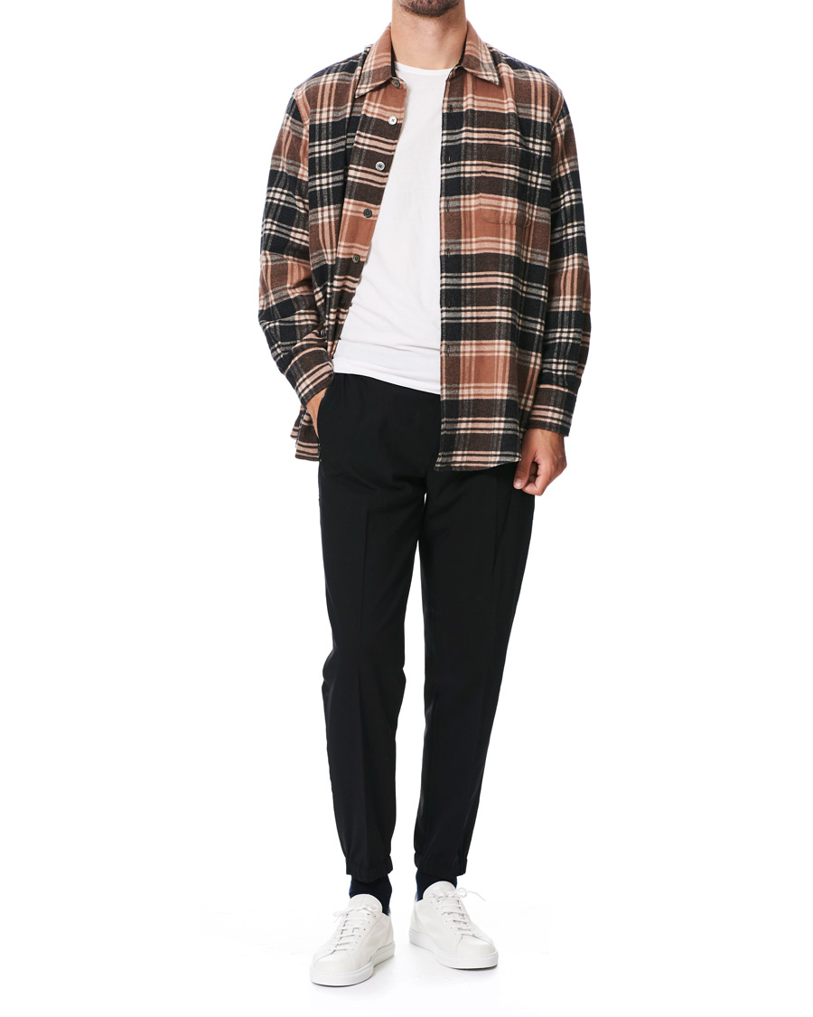 Herren | Hemden | Our Legacy | Above Plaid Flannel Shirt Brown/Blue