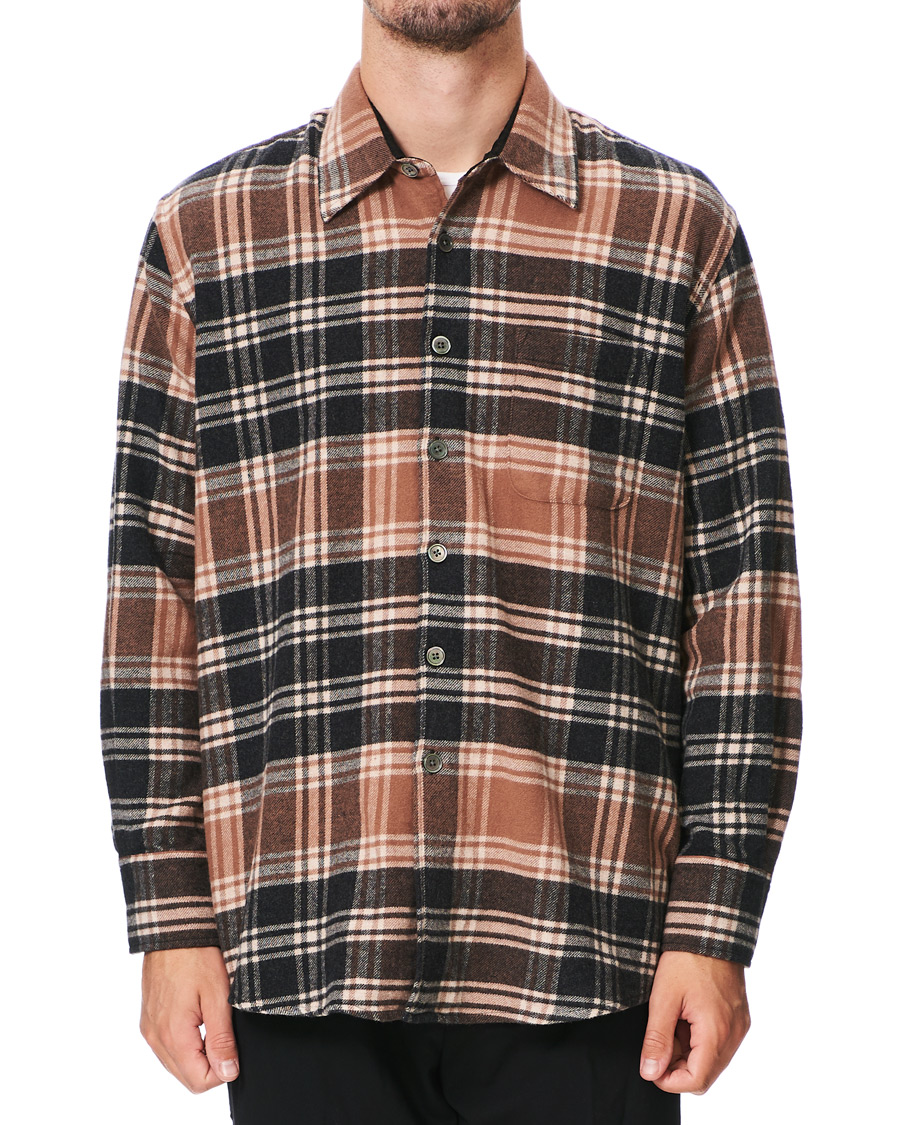 Herren | Hemden | Our Legacy | Above Plaid Flannel Shirt Brown/Blue