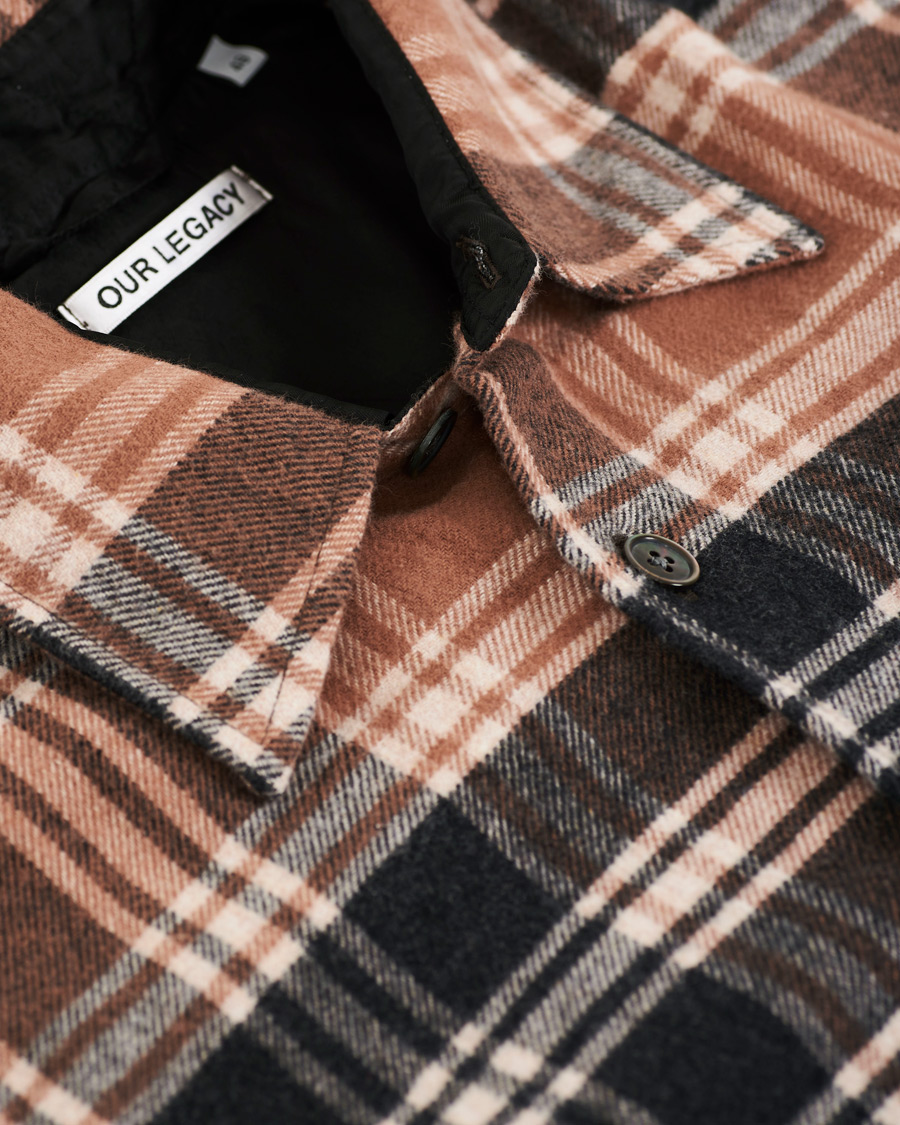 Herren | Hemden | Our Legacy | Above Plaid Flannel Shirt Brown/Blue