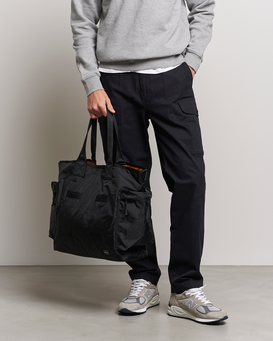 Herren | Tragetaschen | Porter-Yoshida & Co. | Force 2Way Tote Bag Black