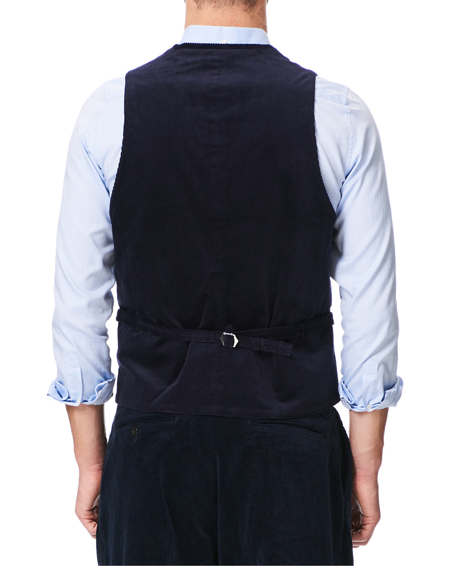 Herren | Jacken | BEAMS PLUS | Corduroy Vest Dark Blue