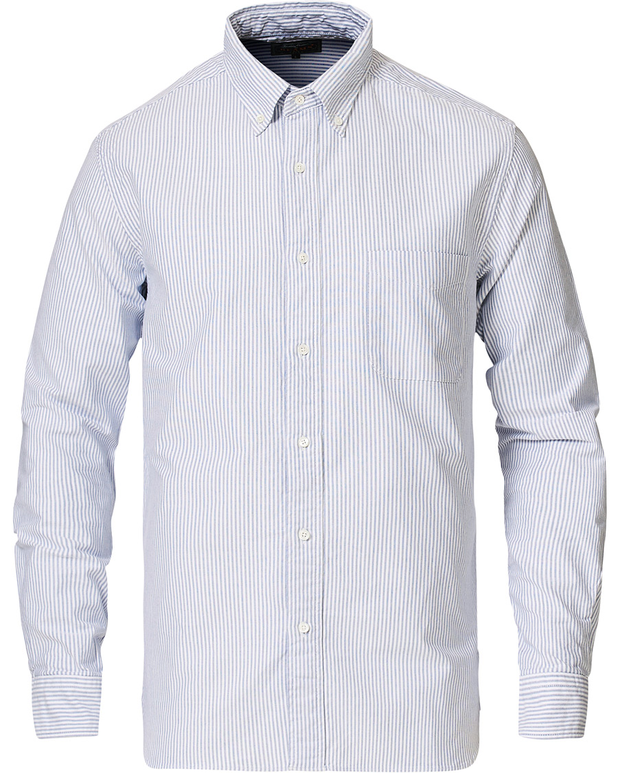 Herren | Hemden | BEAMS PLUS | Oxford Button Down Shirt Blue Stripe