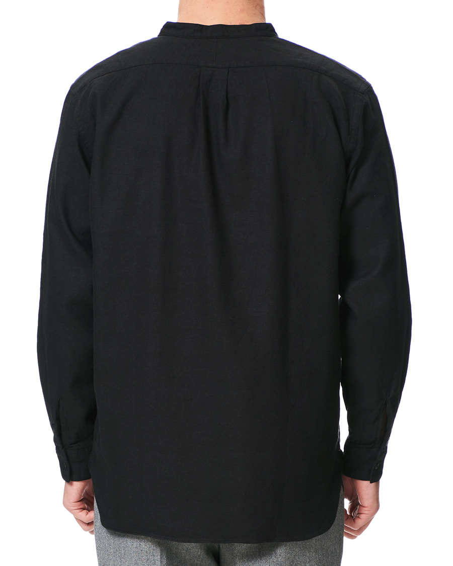 Herren | Hemden | BEAMS PLUS | Mandarin Collar Popover Shirt Black