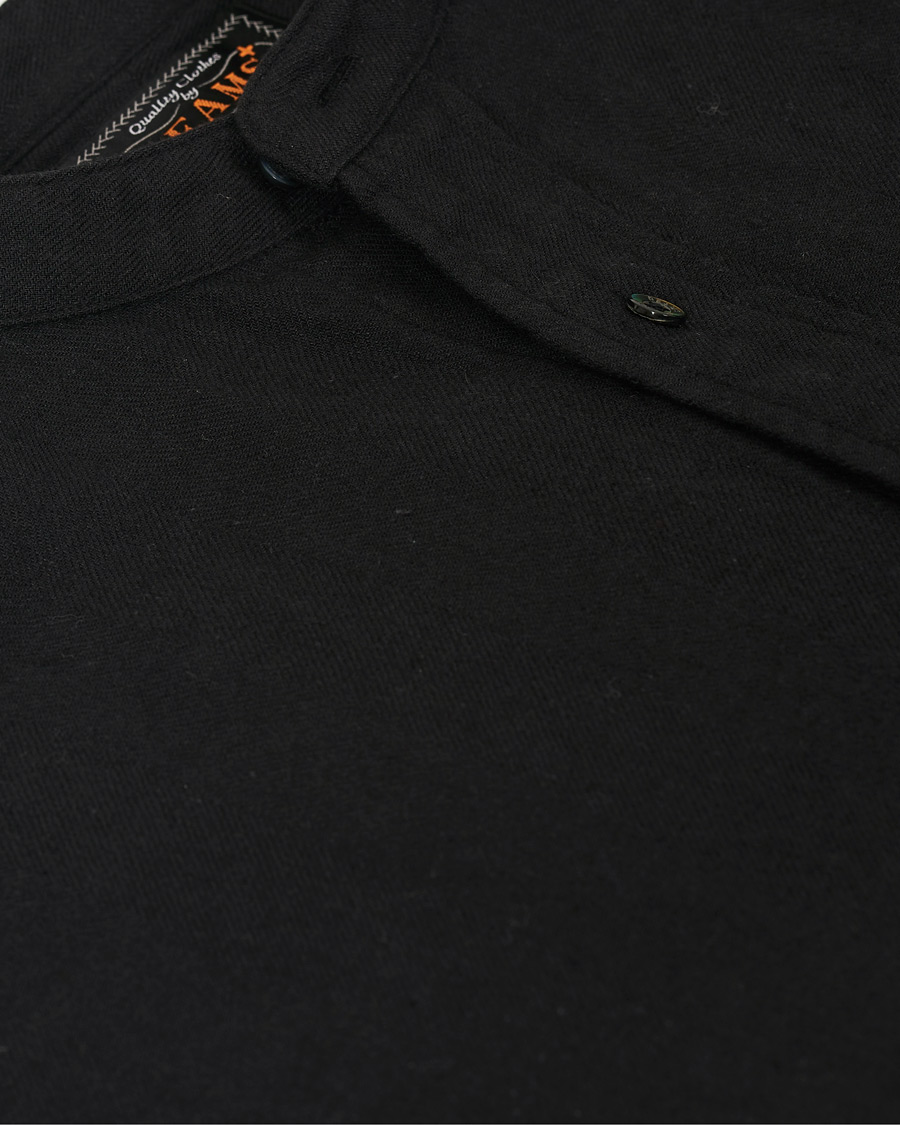 Herren | Hemden | BEAMS PLUS | Mandarin Collar Popover Shirt Black