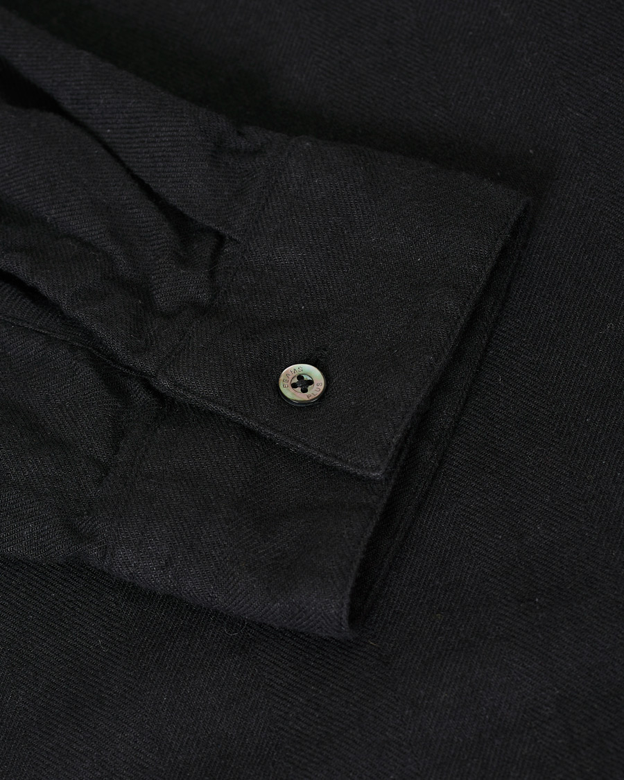 Herren | Hemden | BEAMS PLUS | Mandarin Collar Popover Shirt Black