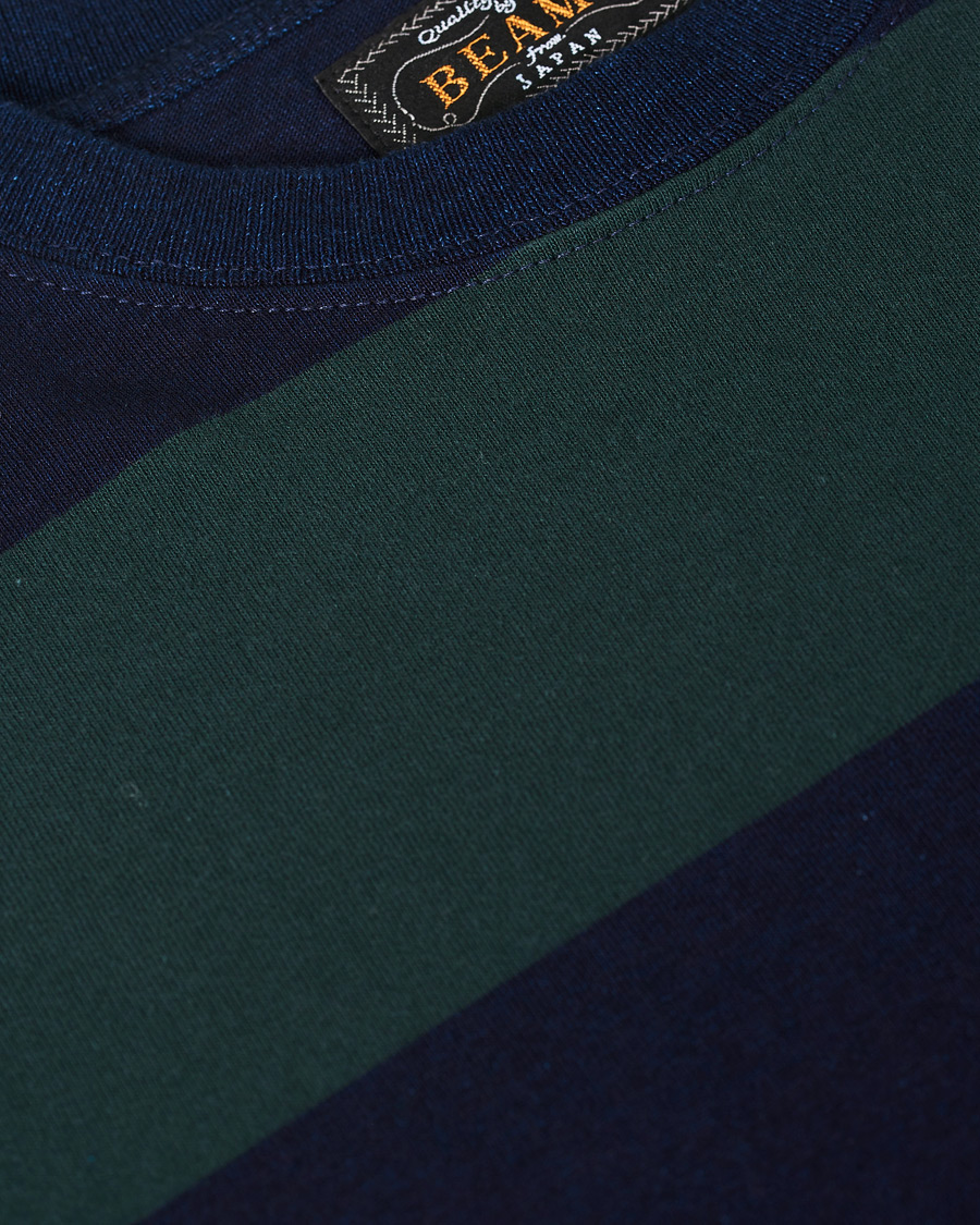 Herren | Pullover | BEAMS PLUS | Pocket Gym Sweatshirt Navy/Green