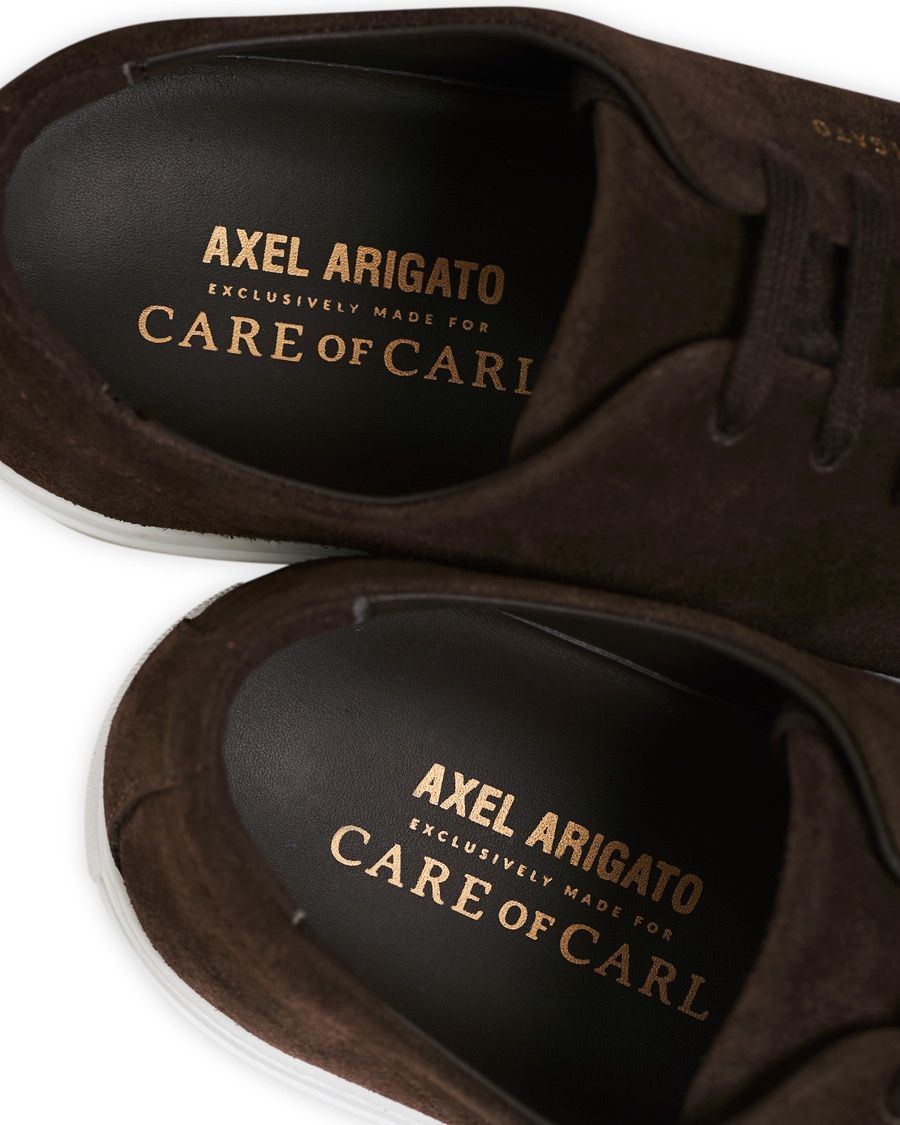 Herren | Axel Arigato High Shine Toe Cap Sneaker Brown Suede | Axel Arigato | High Shine Toe Cap Sneaker Brown Suede