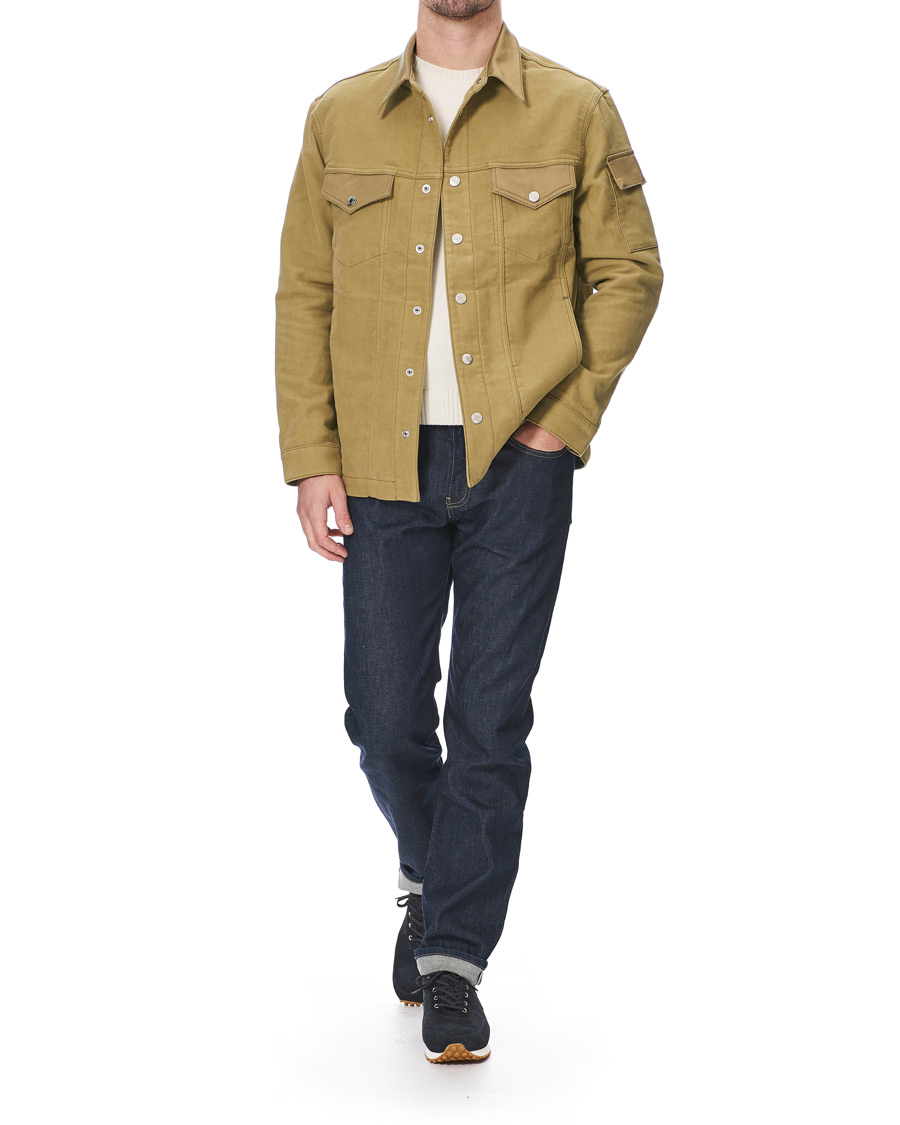Herren | Jacken | Helmut Lang | Moleskine Trucker Jacket Pale Moss