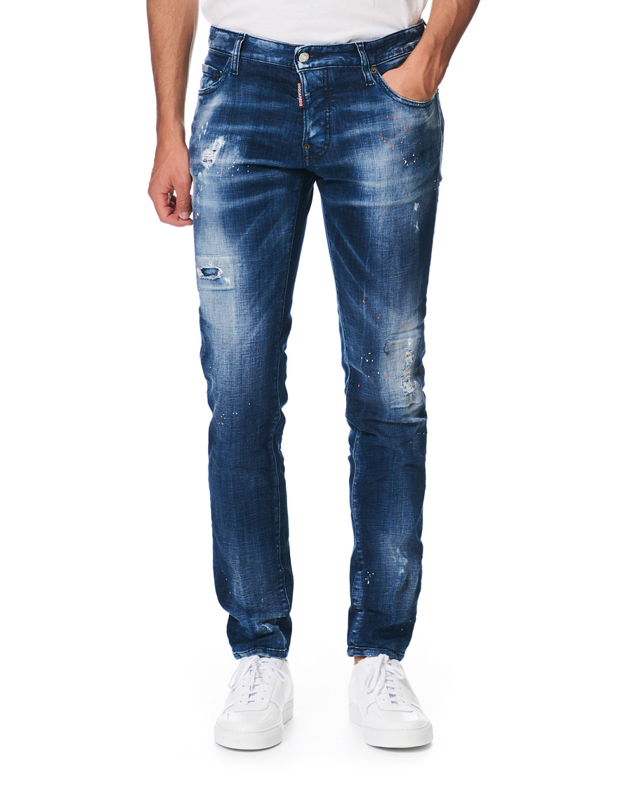 Herren | Jeans | Dsquared2 | Slim Jeans Medium Orange Country Wash