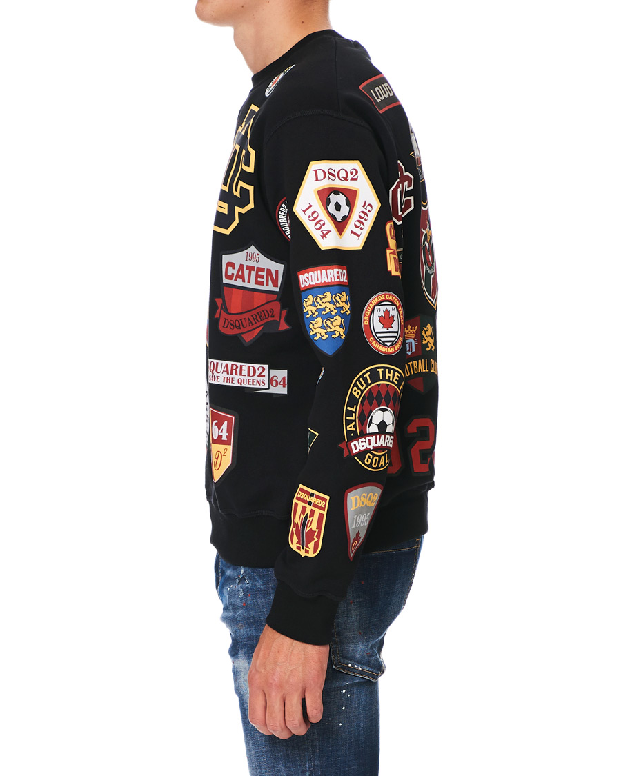 Herren | Pullover | Dsquared2 | Cool Fit Patch Work Sweatshirt Black